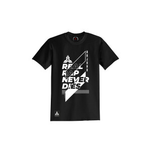Arjuna T-Shirt - Real Rap Never Dies black XL