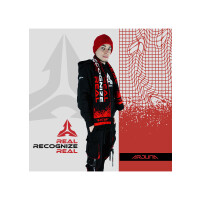 Arjuna Schal - Real Recognice Real black red