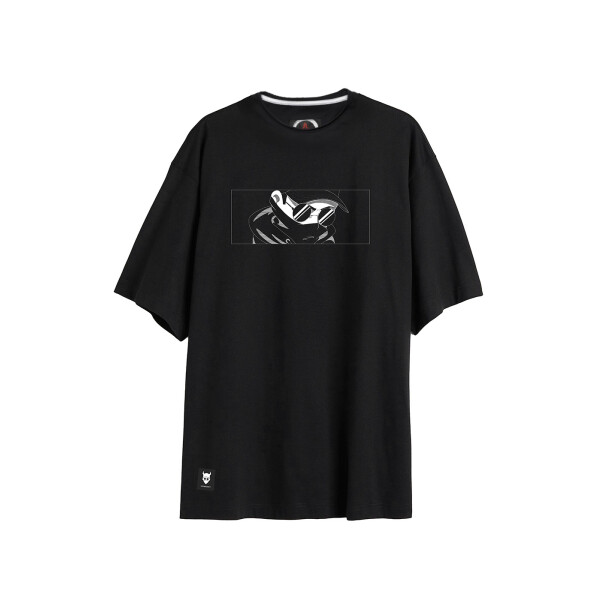 Raportagen Loose Fit T-Shirt - Anime black