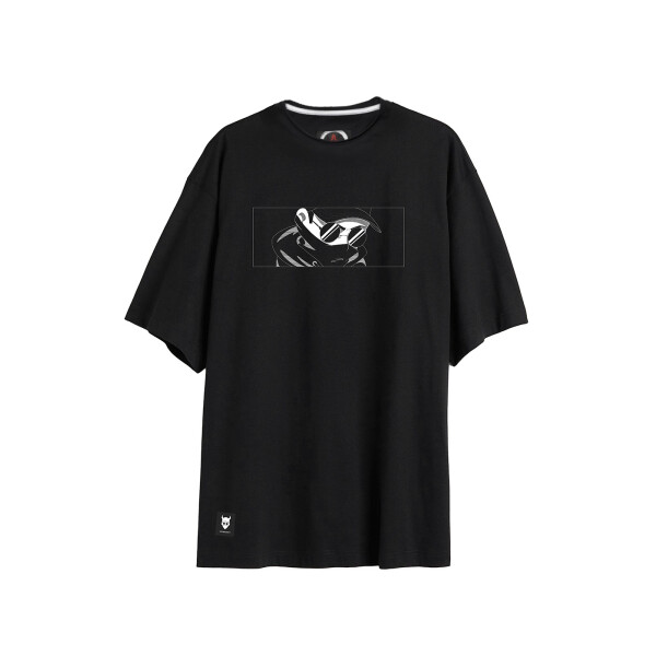 Raportagen Loose Fit T-Shirt - Anime black XL