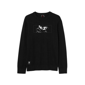 Raportagen Relaxed Fit Sweatshirt - Anime black