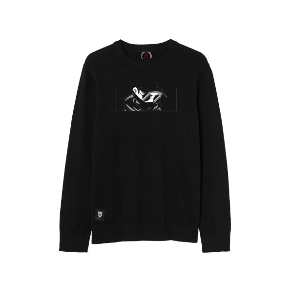 Raportagen Relaxed Fit Sweatshirt - Anime black M