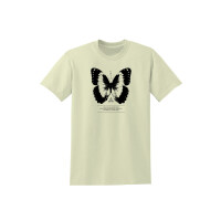 Cr7z T-Shirt - Schmetterling creme white