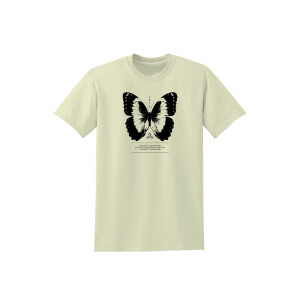 Cr7z T-Shirt - Schmetterling creme white XL