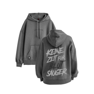 Raportagen Relaxed Fit Hoodie - Blutsauger grey