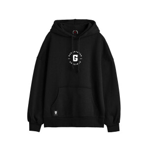 Raportagen Relaxed Fit Hoodie - Gemeinde black