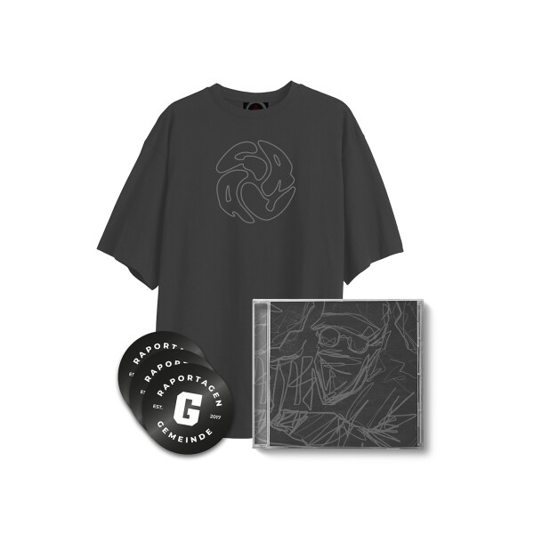Raportagen Bundle - Lieblingsfarbe Grau EP + Loose Fit T-Shirt + Sticker
