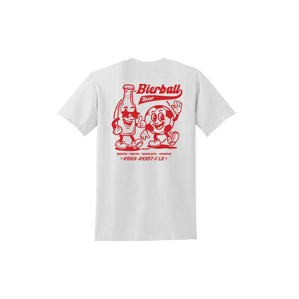 Hexer T-Shirt - Bierball white red